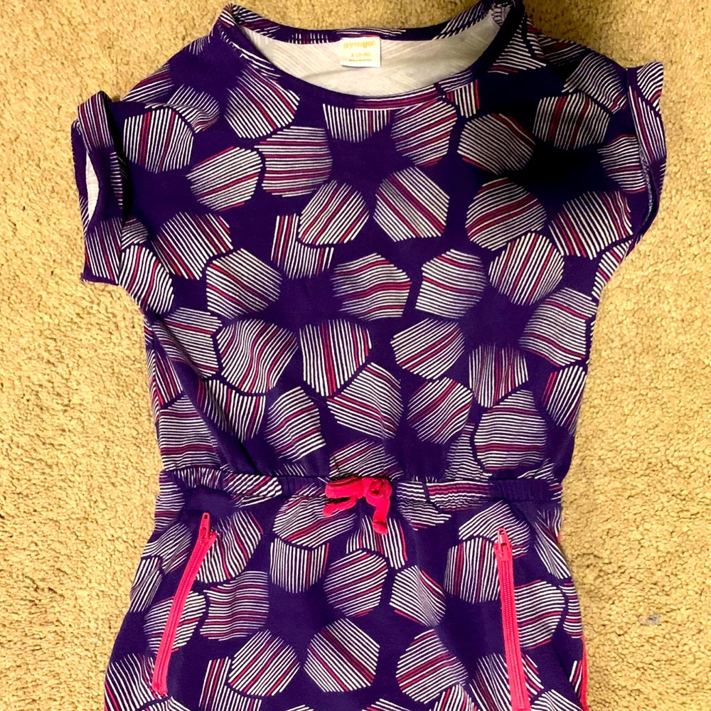 Gymboree Gymgo S 5/6 purple sport dress GUC